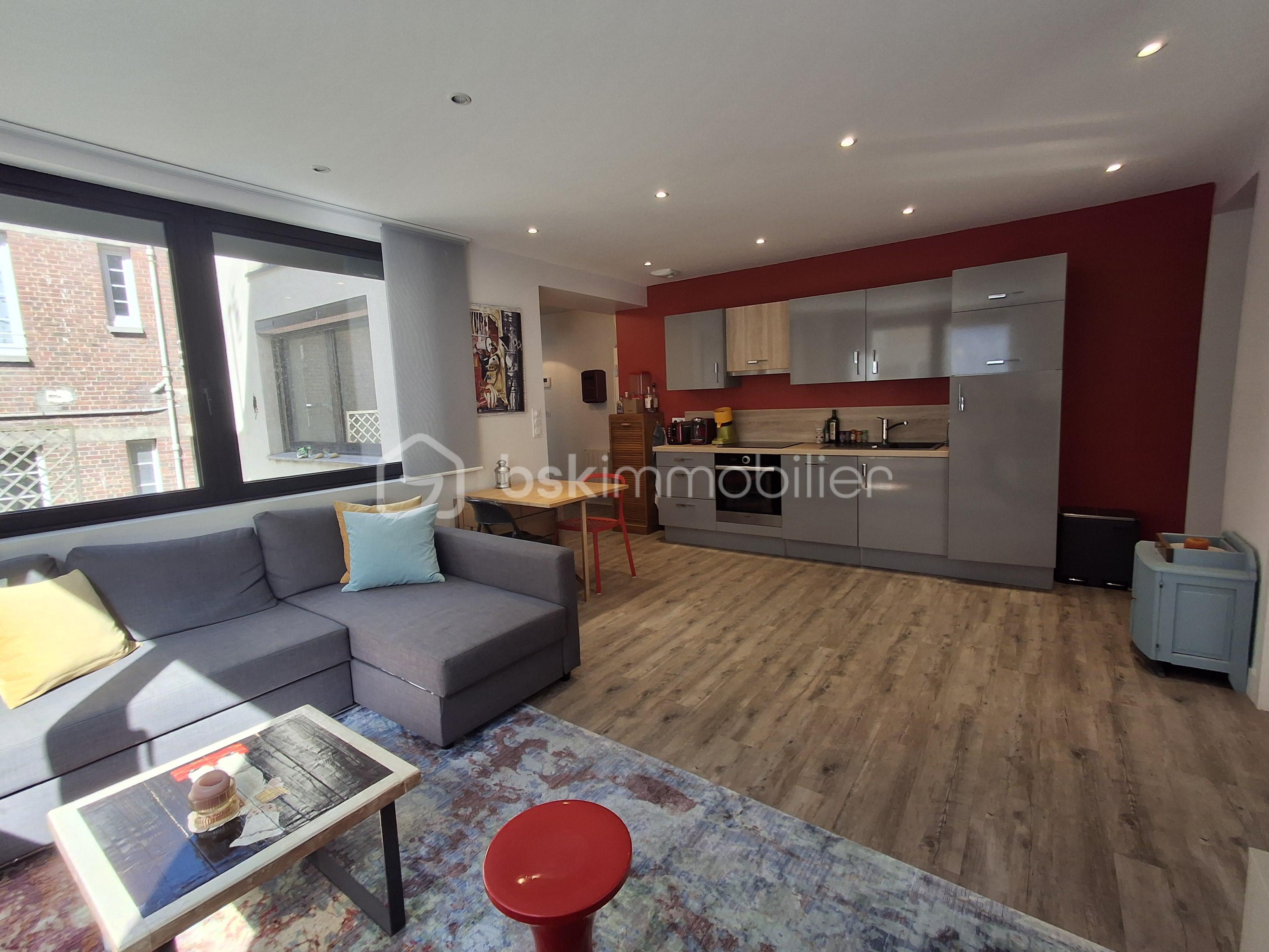 Appartement de 60 m² - pièce de vie vers cuisine paysage.jpg
