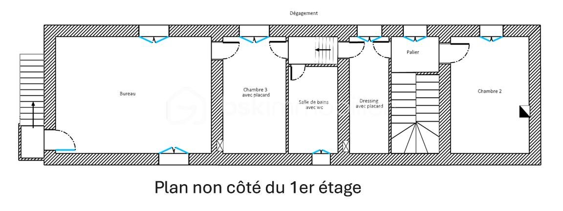 Maison en pierre de 193,93 m² - Forcalquier Etage 01 modif.PNG