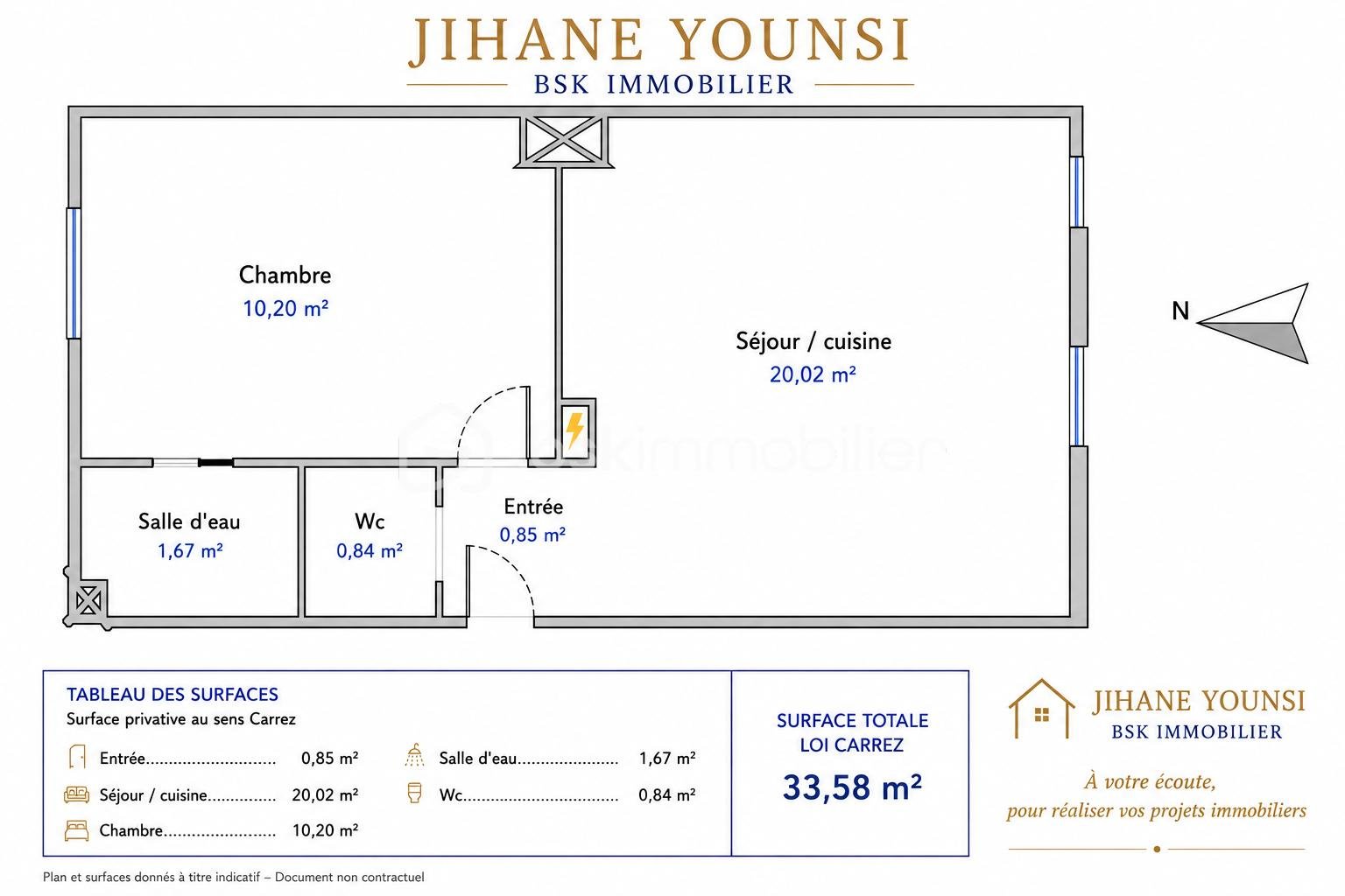 Appartement 2 pièces 34 m² · à Champigny-sur-Marne · 34 m² · 170 000 €