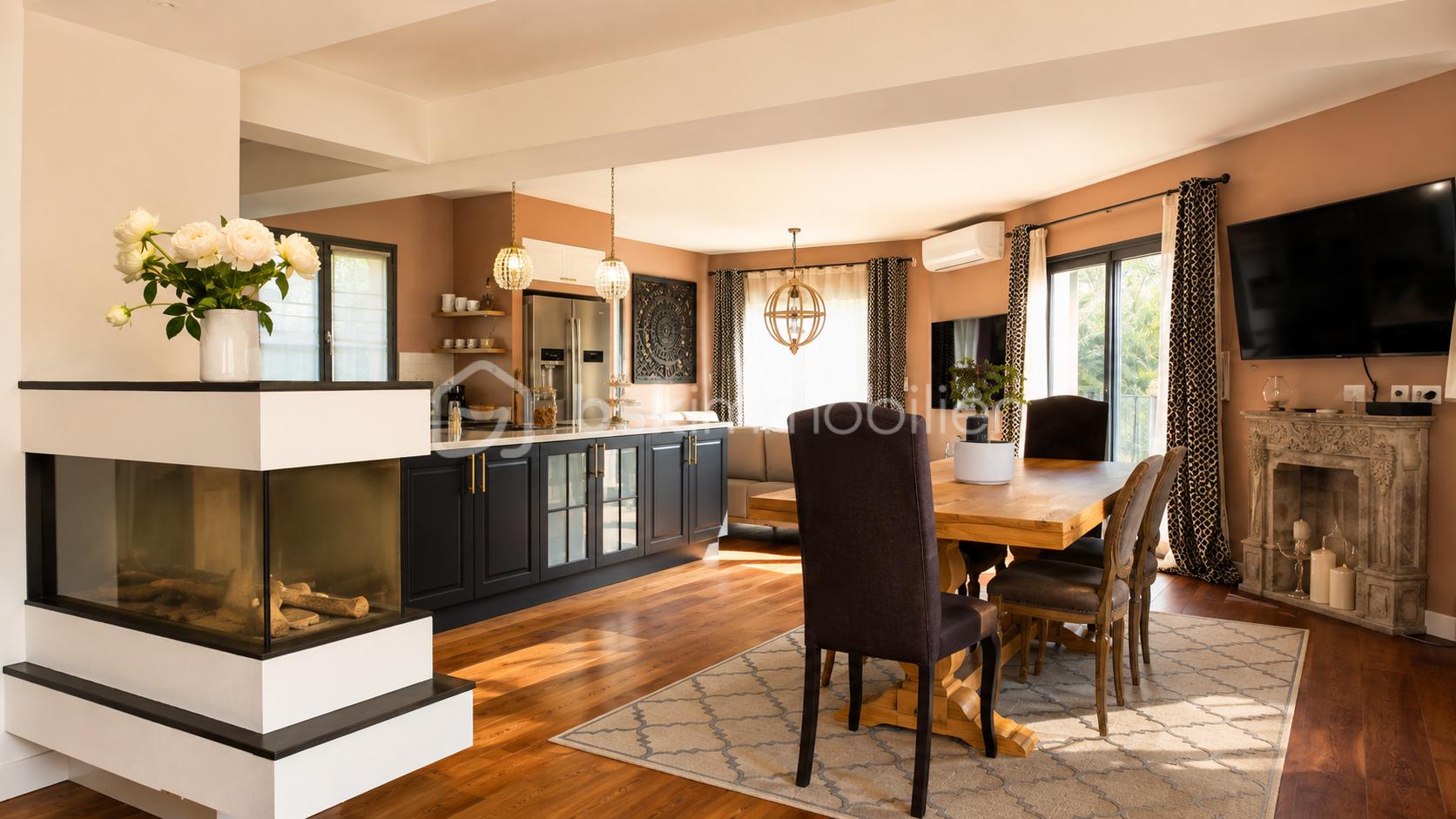 Intérieur chaleureux avec cuisine ouverte et cheminée(1).png