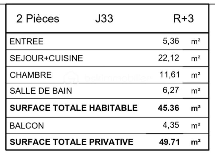 Appartement de 44,73 m² - Surface.JPG