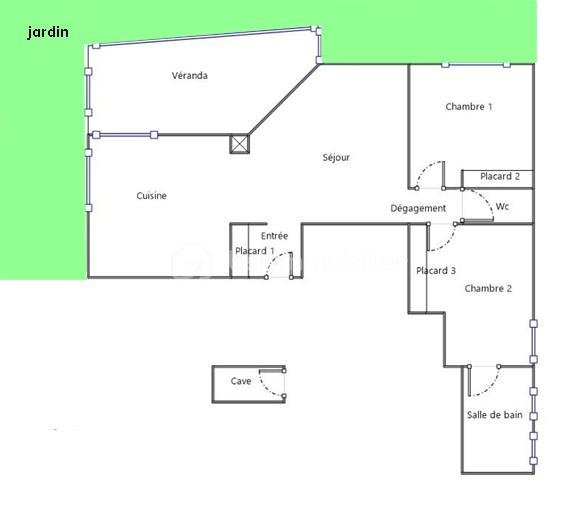 Appartement de 66,34 m² - plan 2 avec jardin.jpg