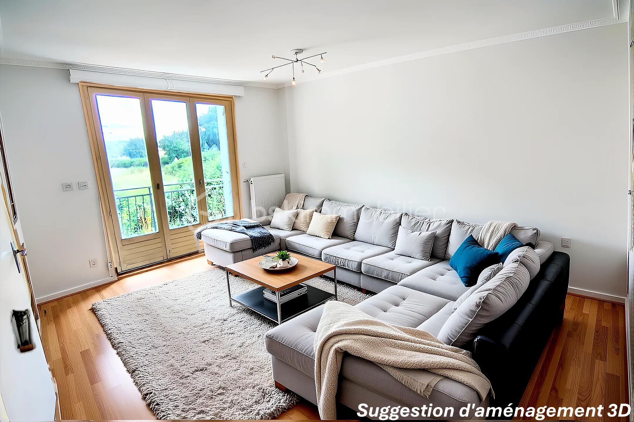 Maison traditionnelle de 66 m² - Salon - Aménagement 3D (a voir).JPG