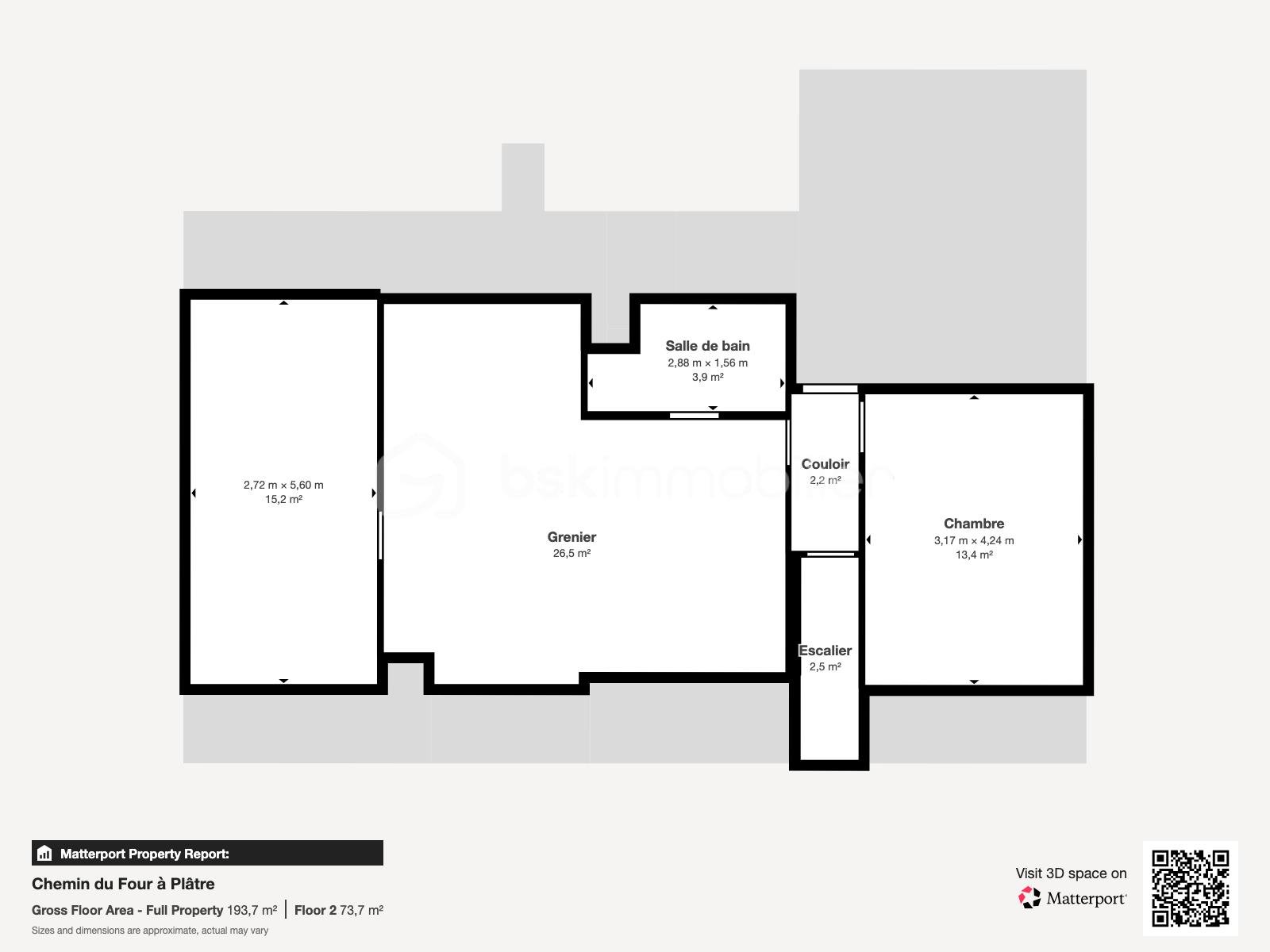 Maison de 155 m² - Chemin du Four Pl tre - Floor 2.png
