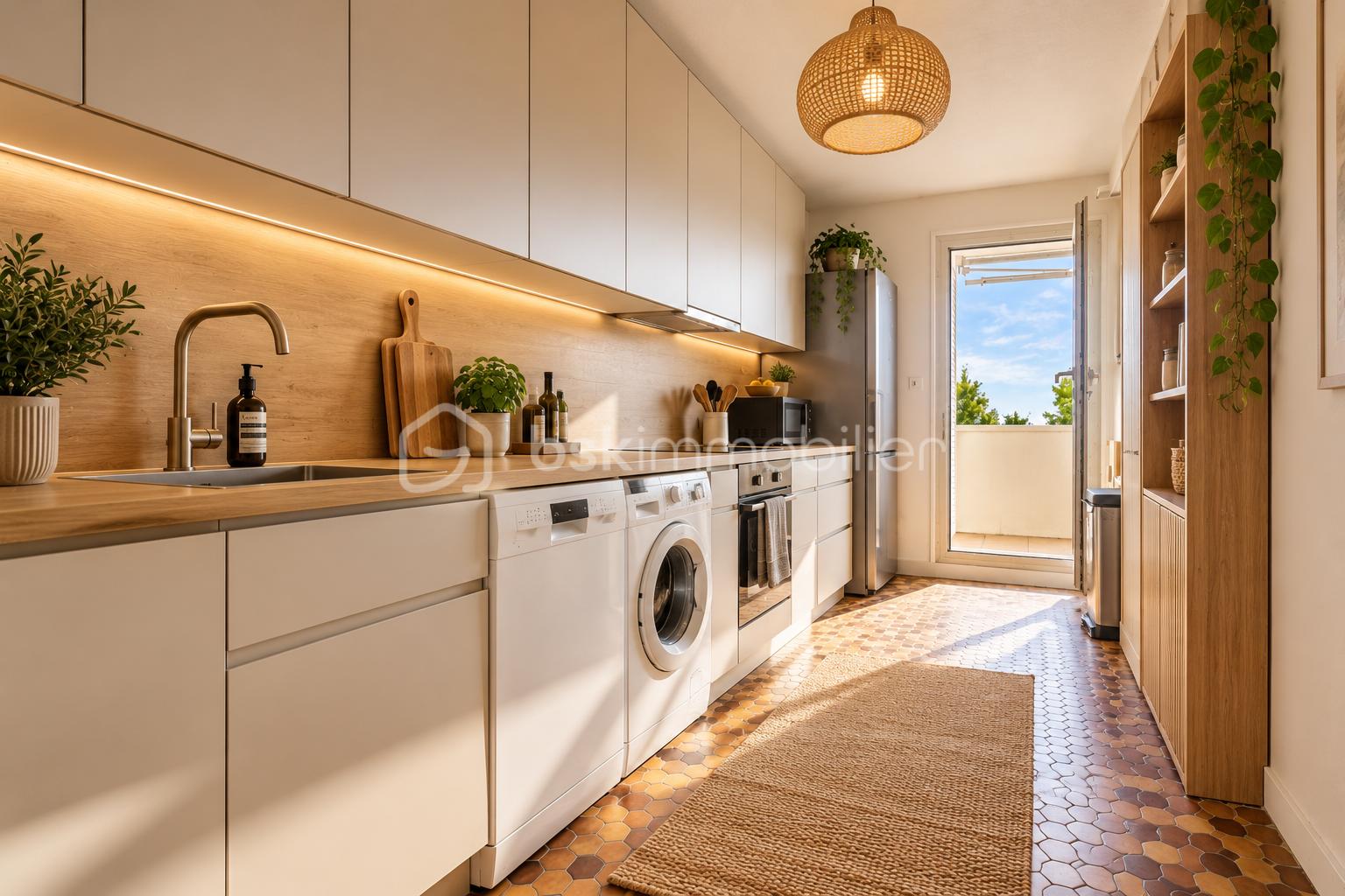 Cuisine scandinave lumineuse avec balcon.png