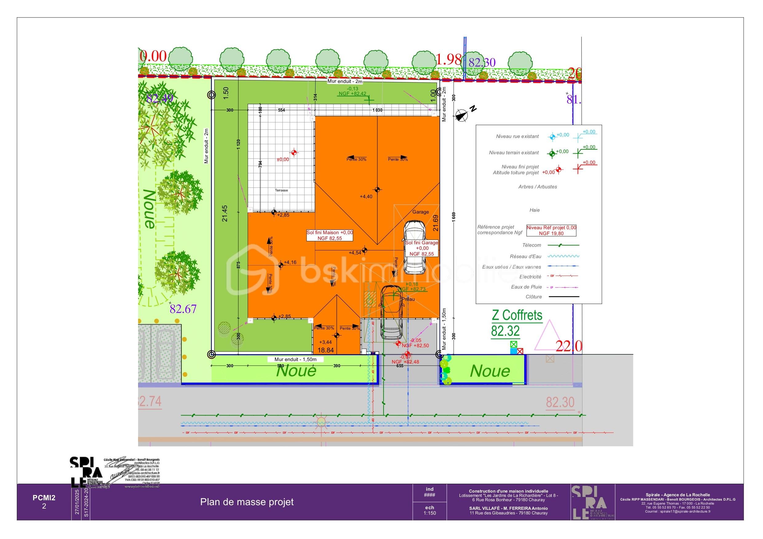 Maison contemporaine de 156,90 m² - PCMI2_2_1_Plan de masse projet_page-0001.jpg