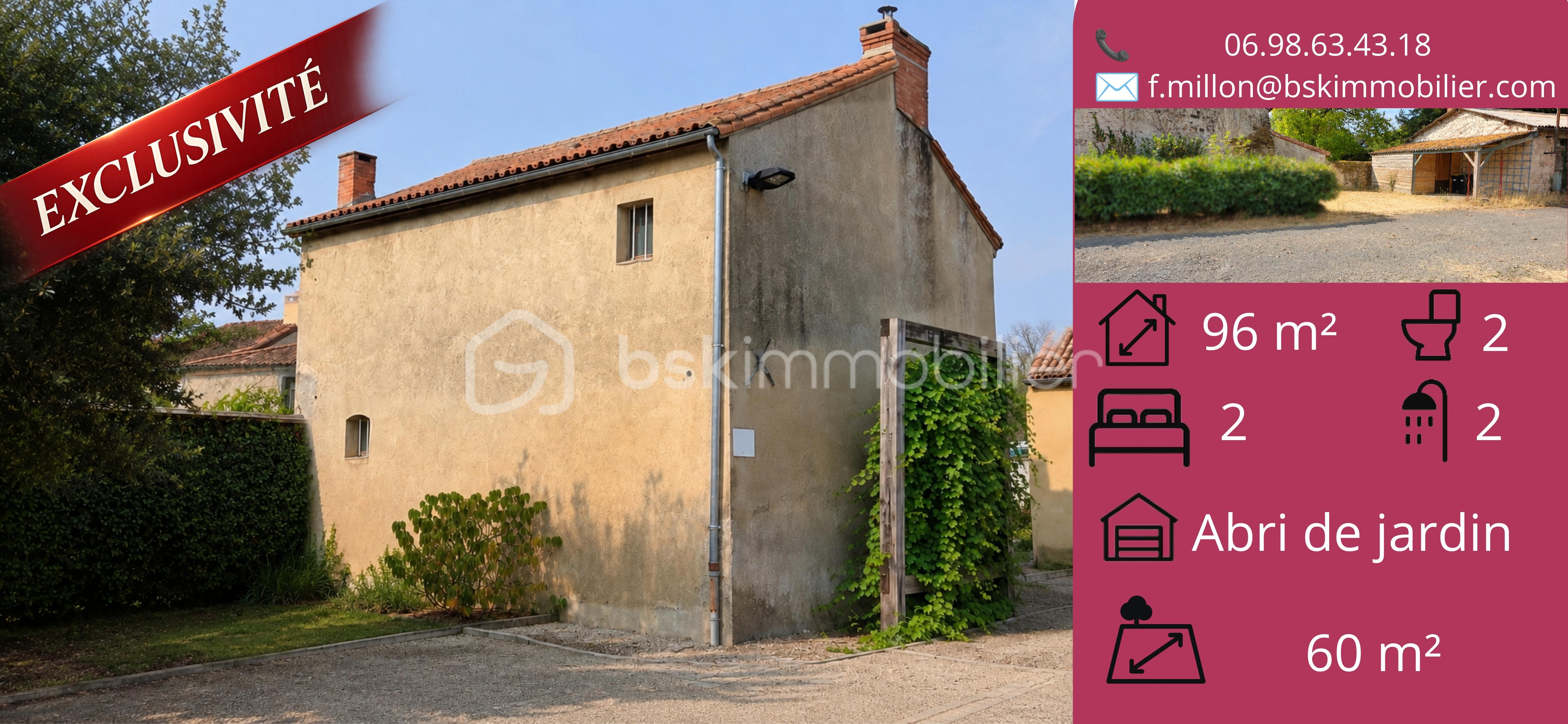 Maison 3 pièces 96 m² · à Argentonnay · 96 m² · 72 222 €
