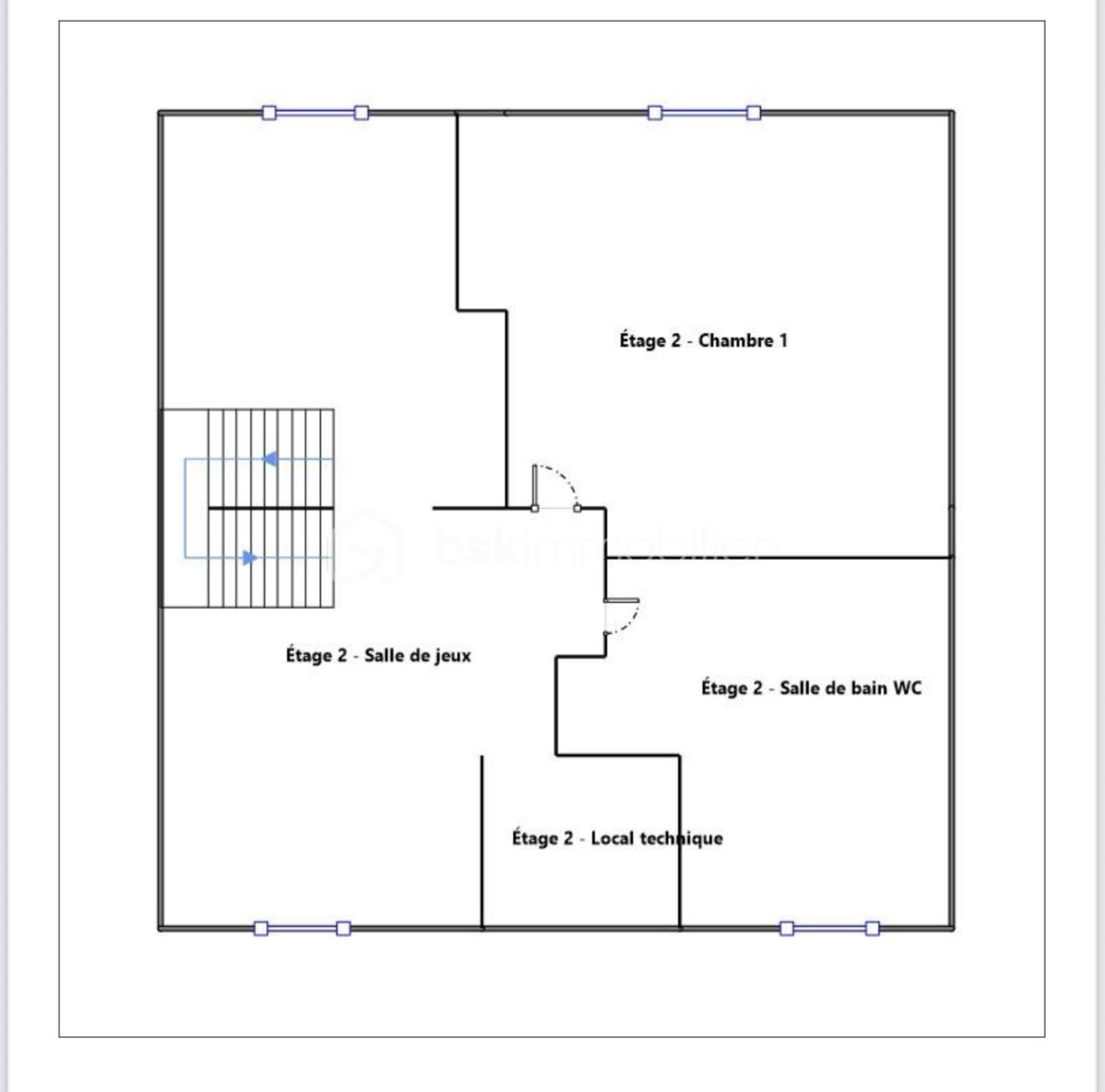 Maison de 131 m² - Plan 2e étage .png