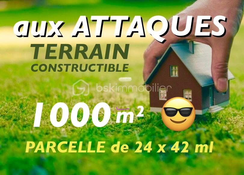 Terrain de 1 000 m²