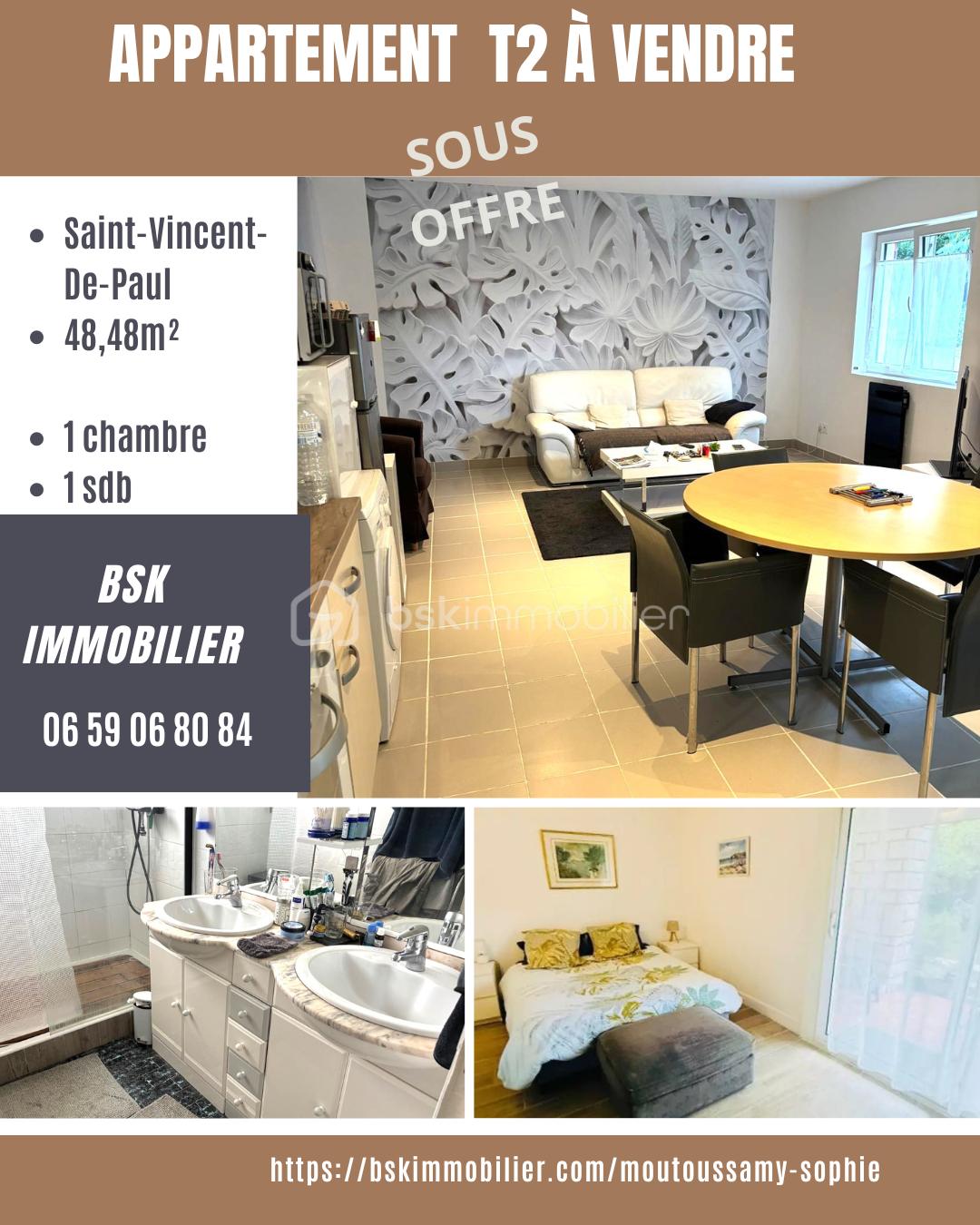 Appartement de 48,48 m²