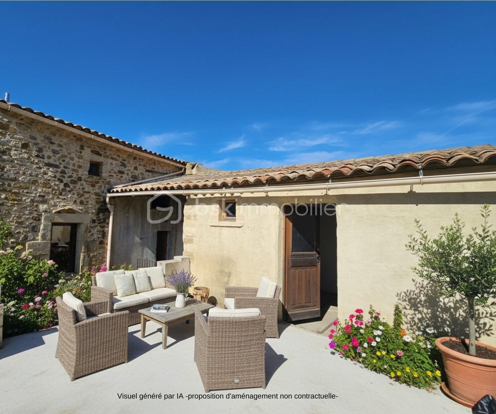 Maison en pierre de 78 m² - _Projection terrasse sud.jpg