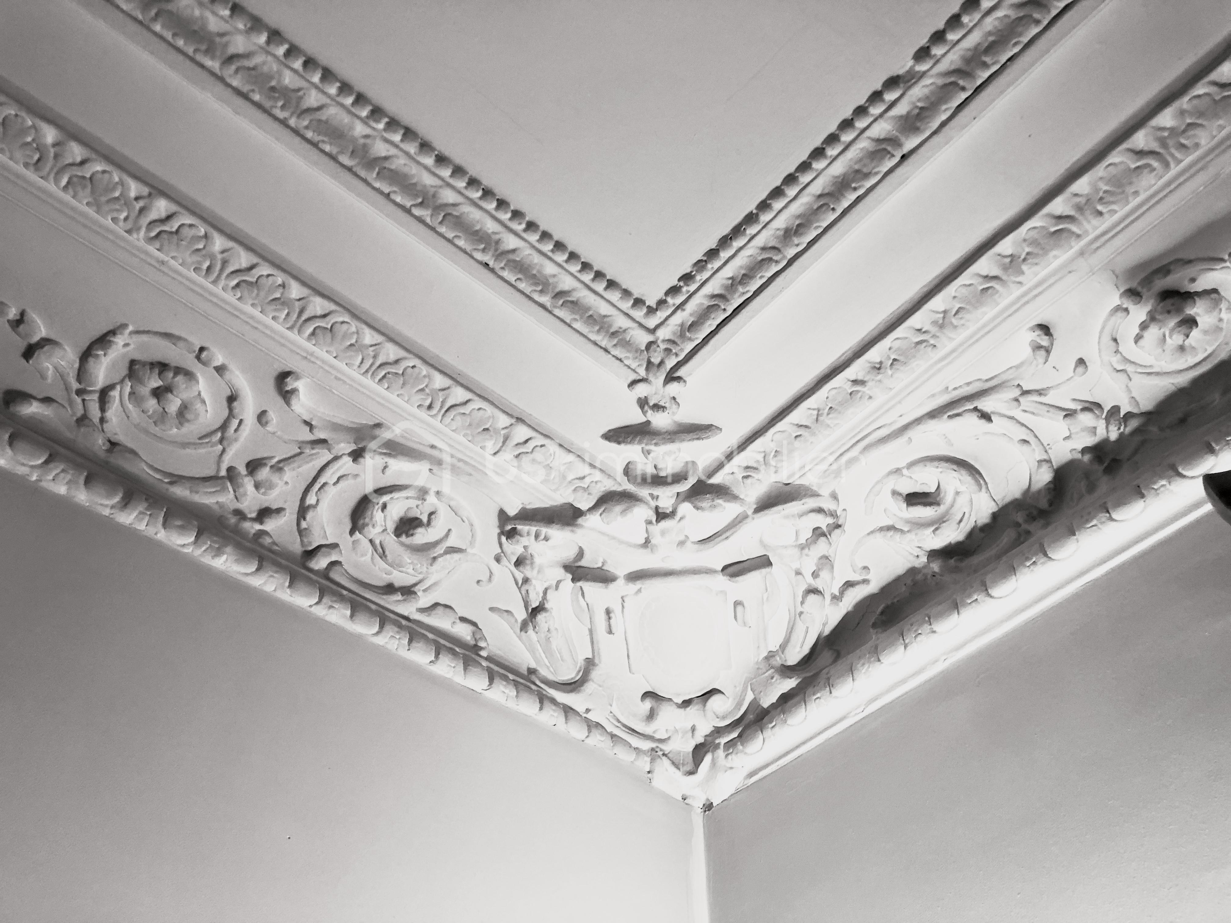 Appartement de 76,16 m² - Moulures séjour.jpg