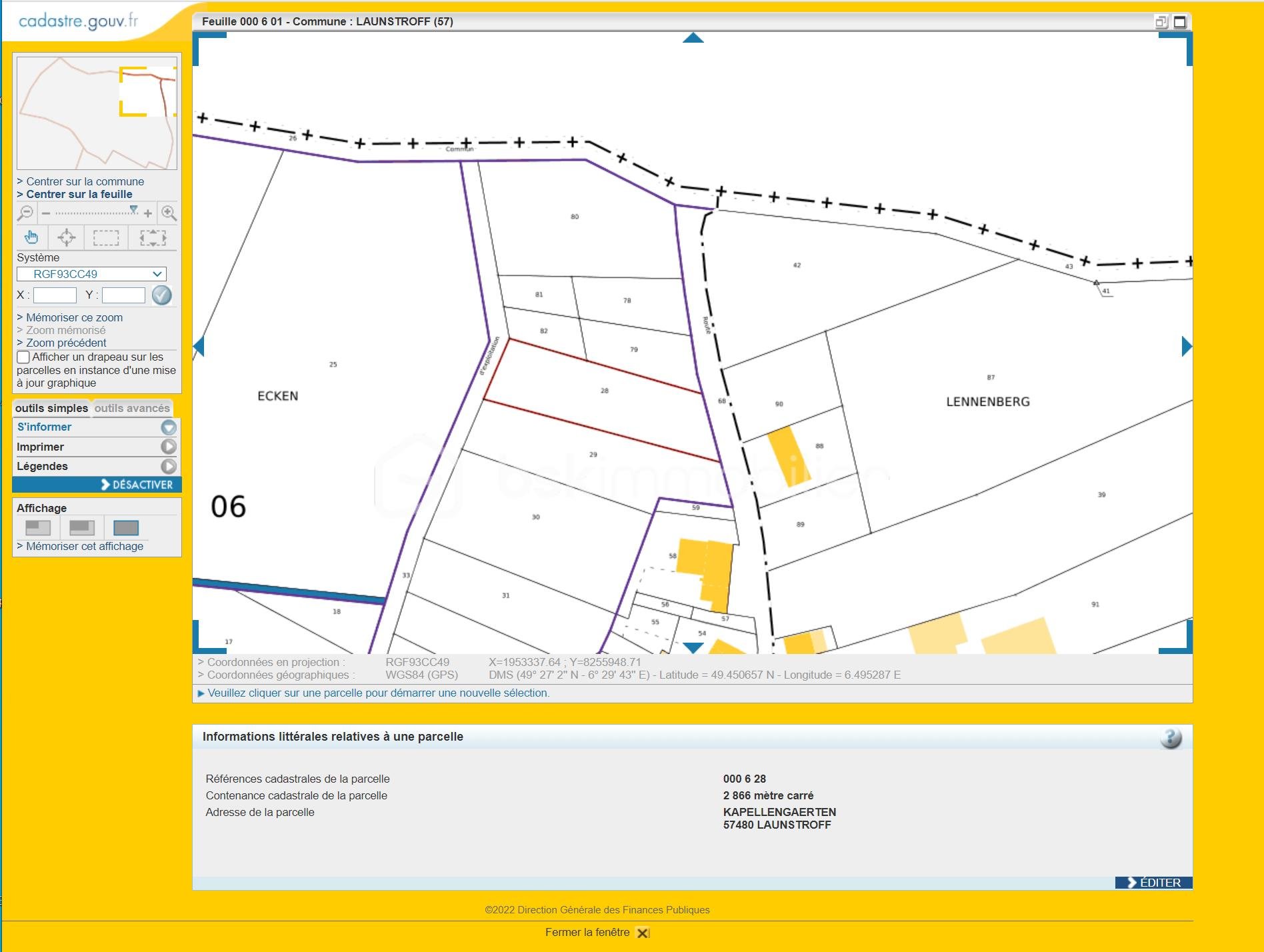 Terrain de 2 866 m² - cadastre.png