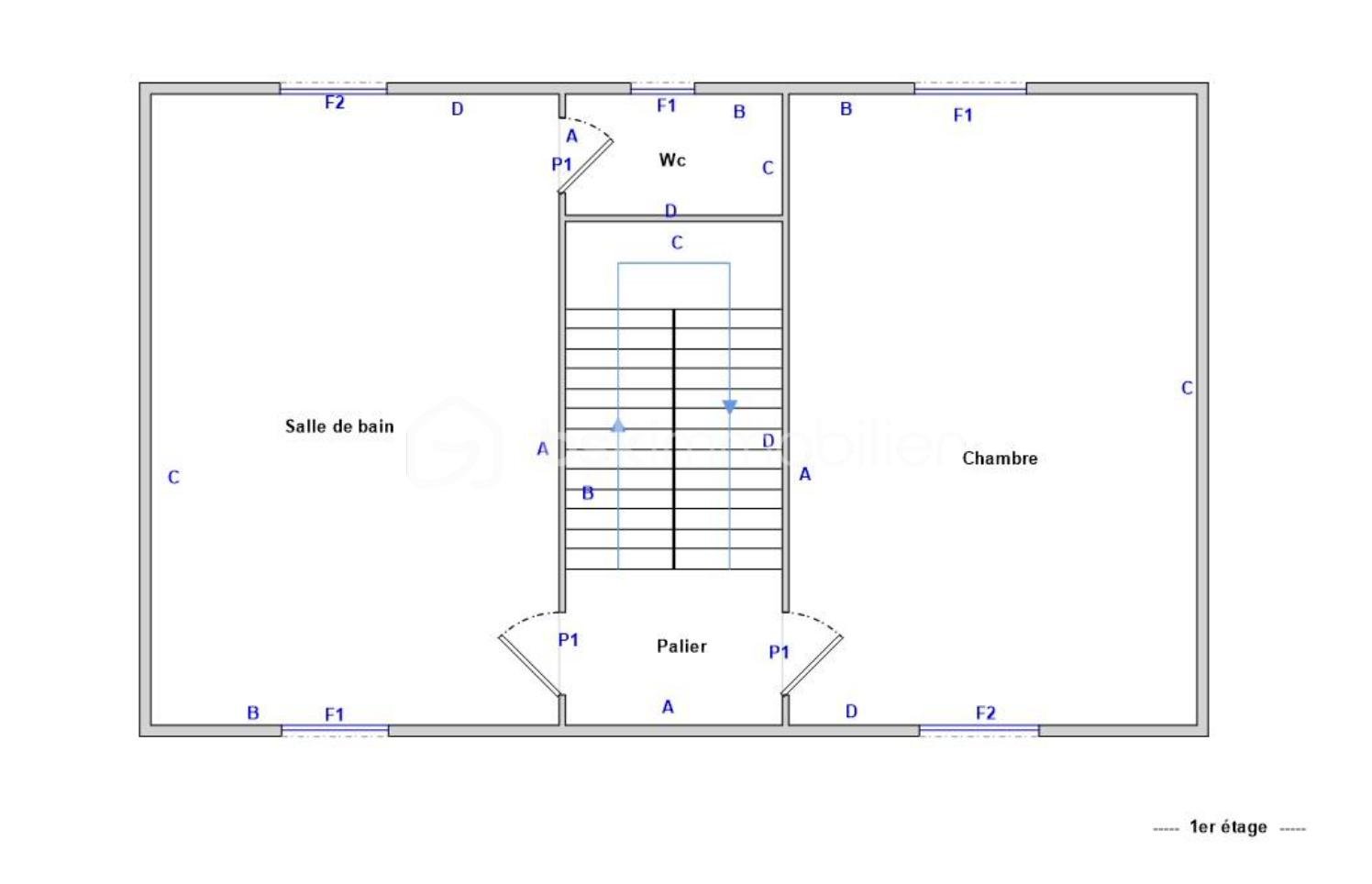 Maison ancienne de 78 m² - PLAN 1ER.png