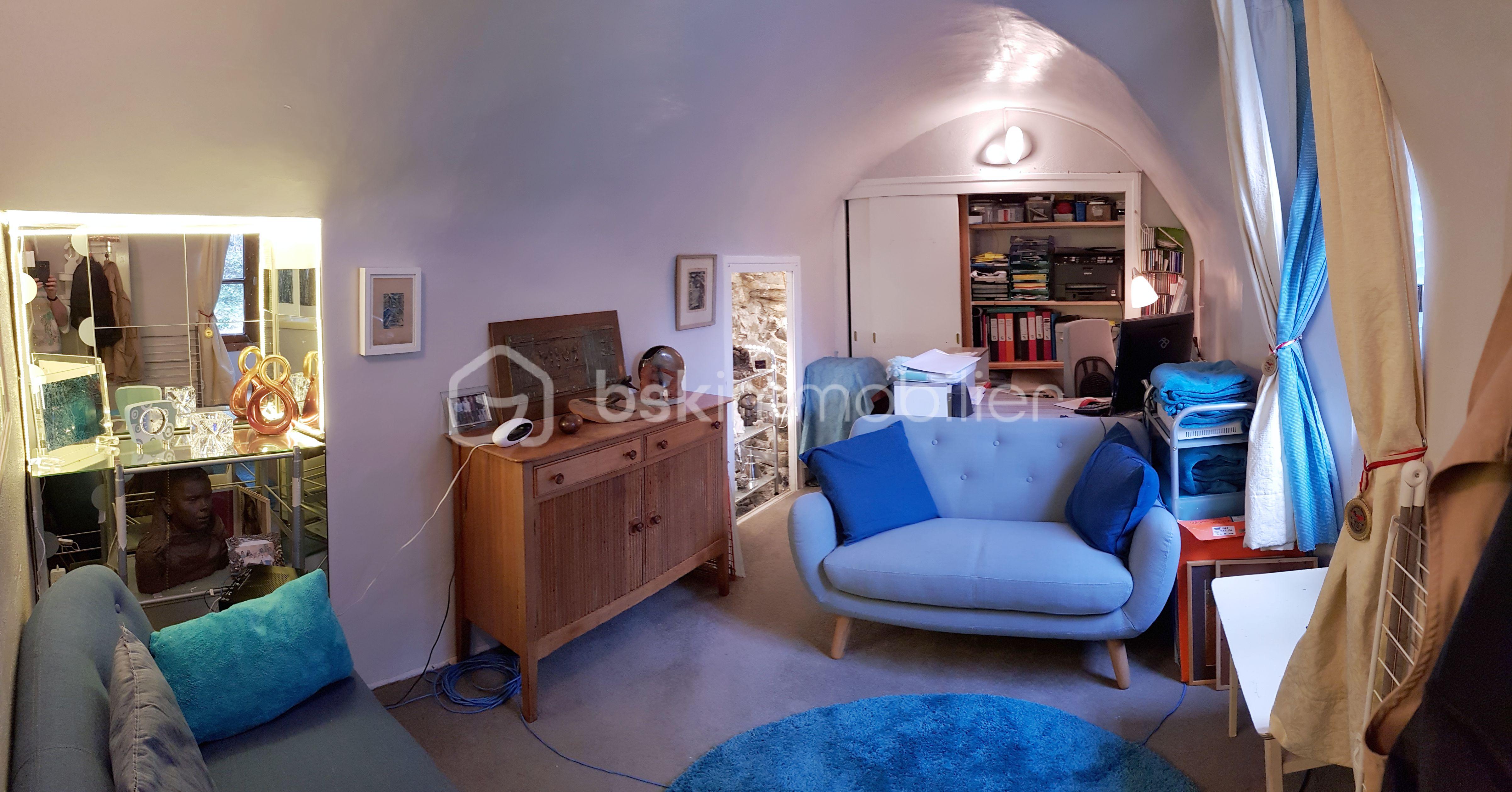 Maison ancienne de 44,40 m² - LivingRoomOfficeFromDoor.JPG