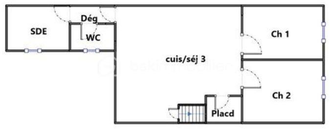 Immeuble de 162 m² - plan logement etage.JPG