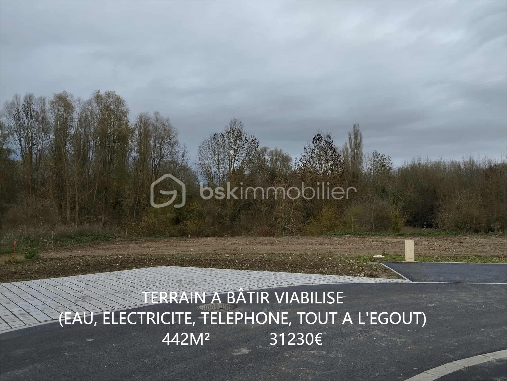 Terrain de 445 m²