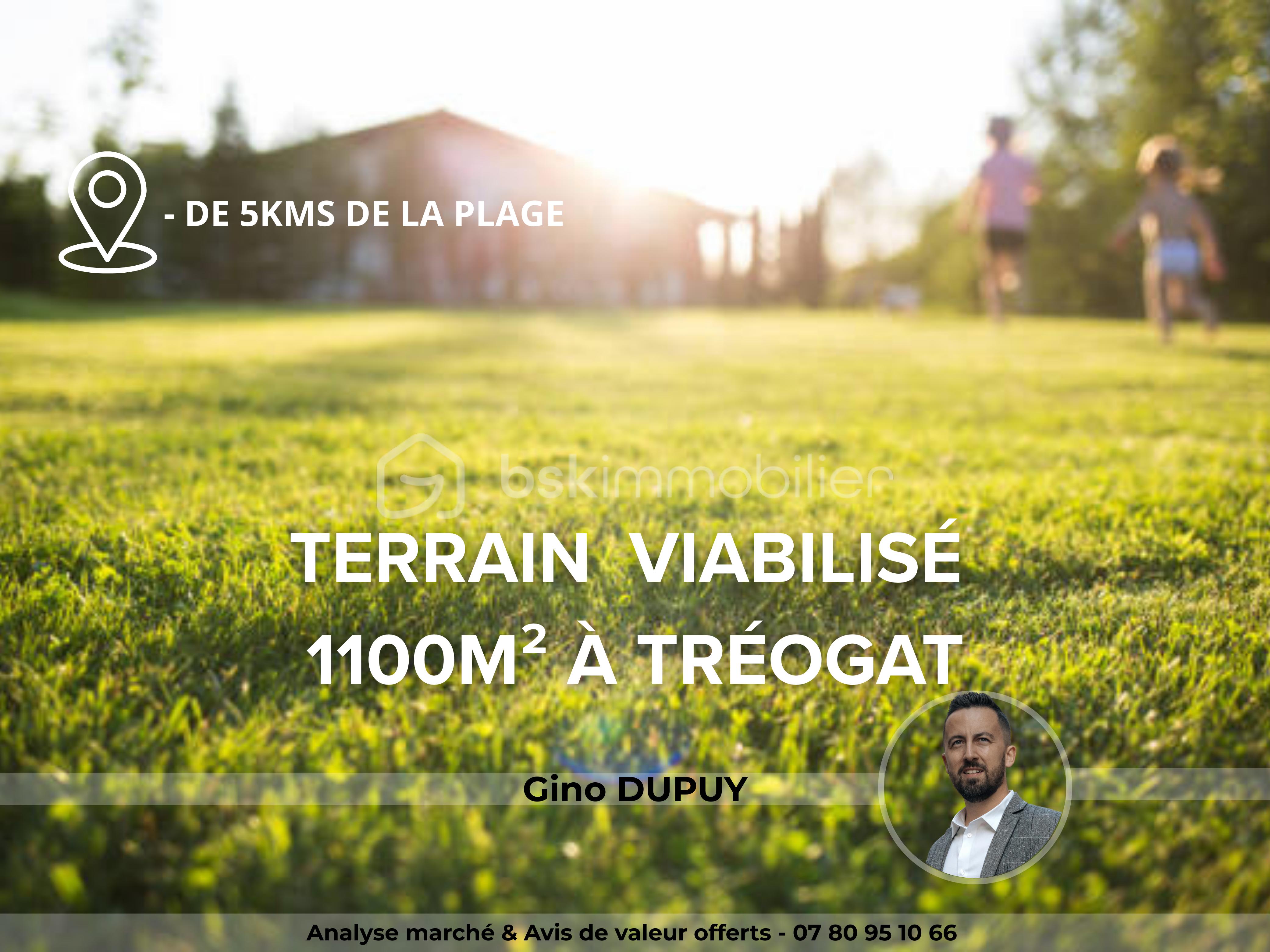 Terrain de 1 100 m²