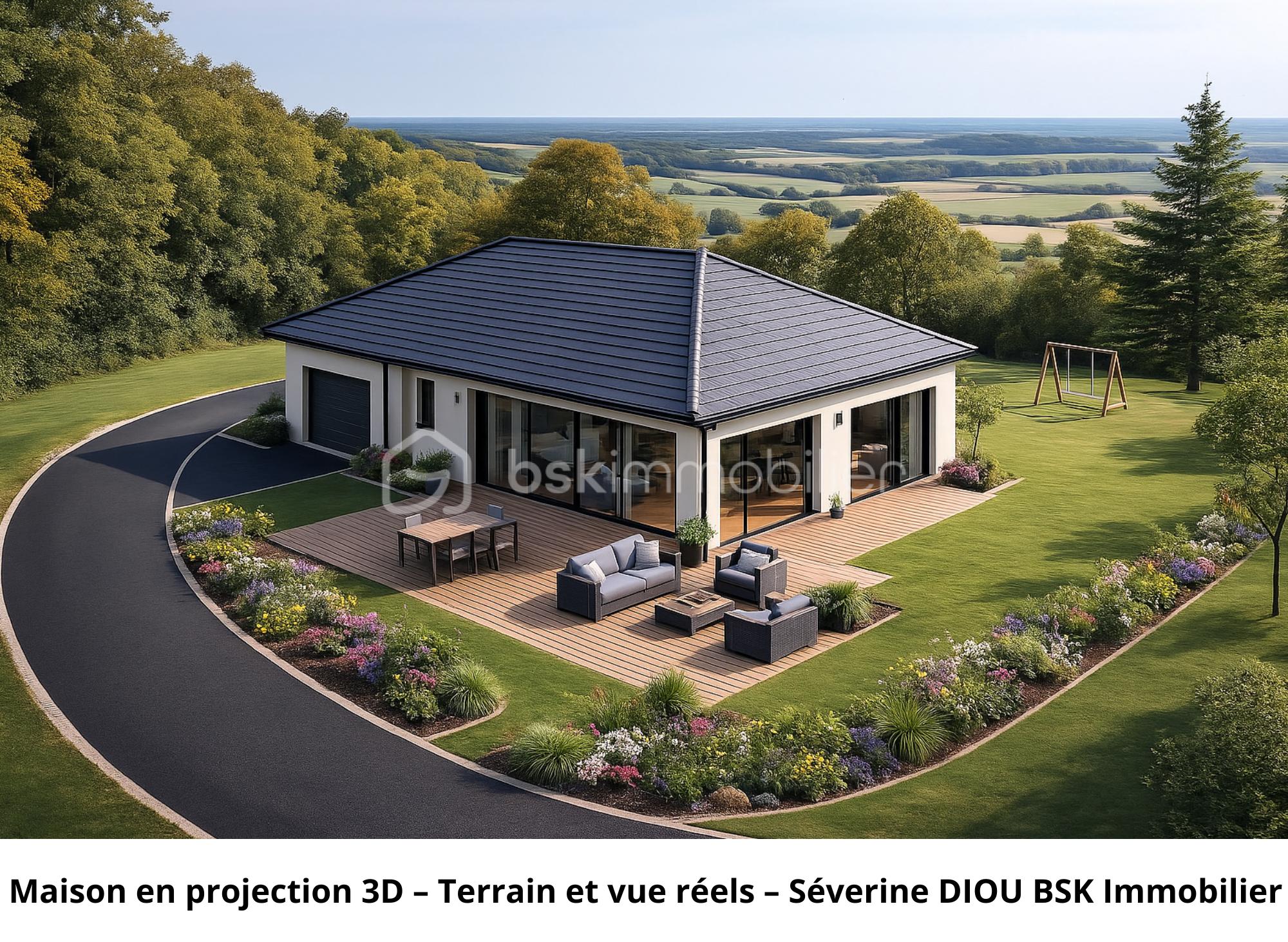 Terrain de 1 300 m²