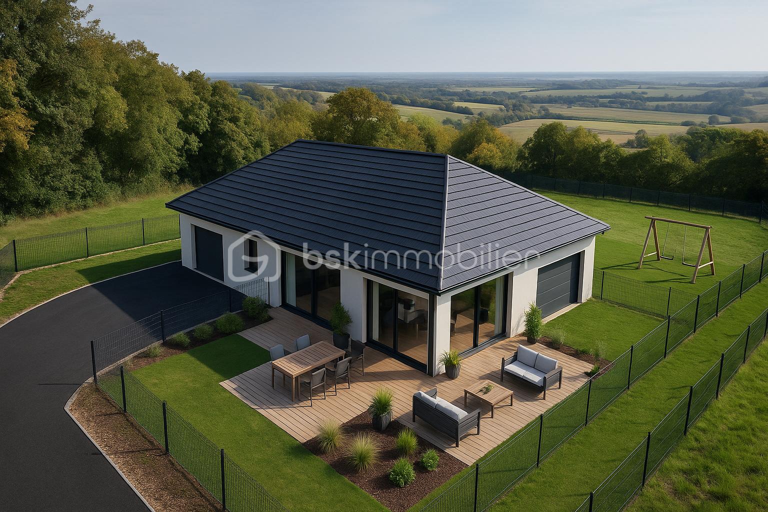 Terrain de 1 300 m²