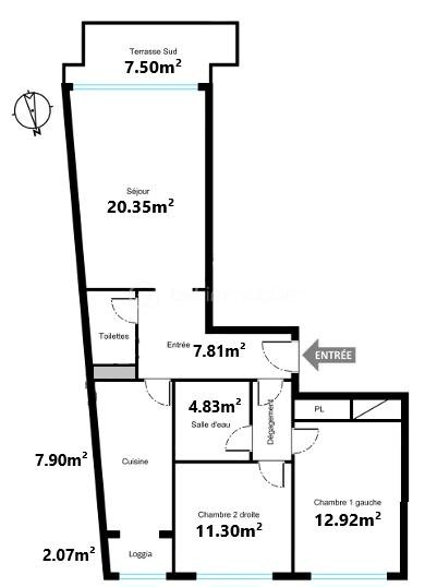 Appartement de 70 m² - Plan .png