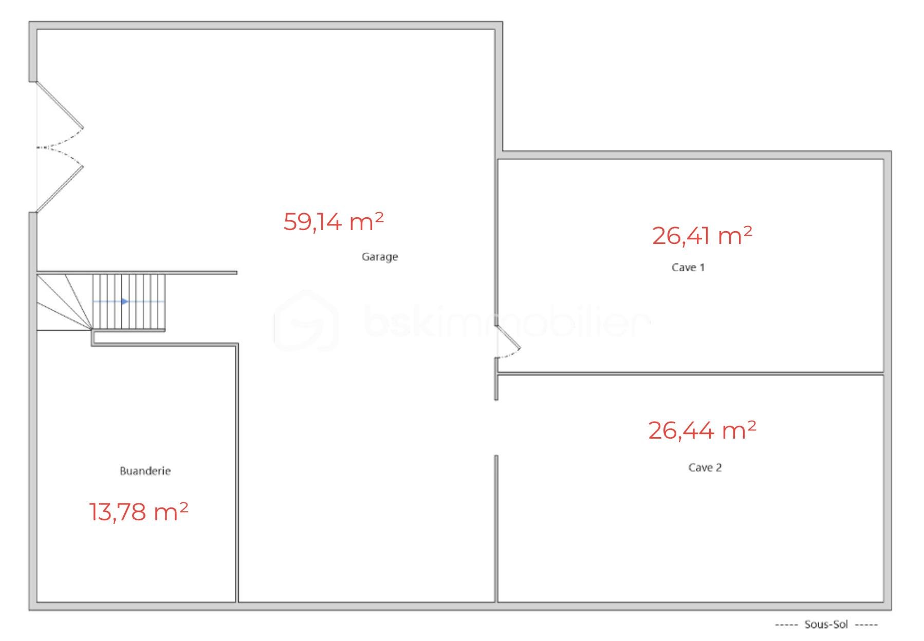 Maison de 121 m² - Sous sol.png