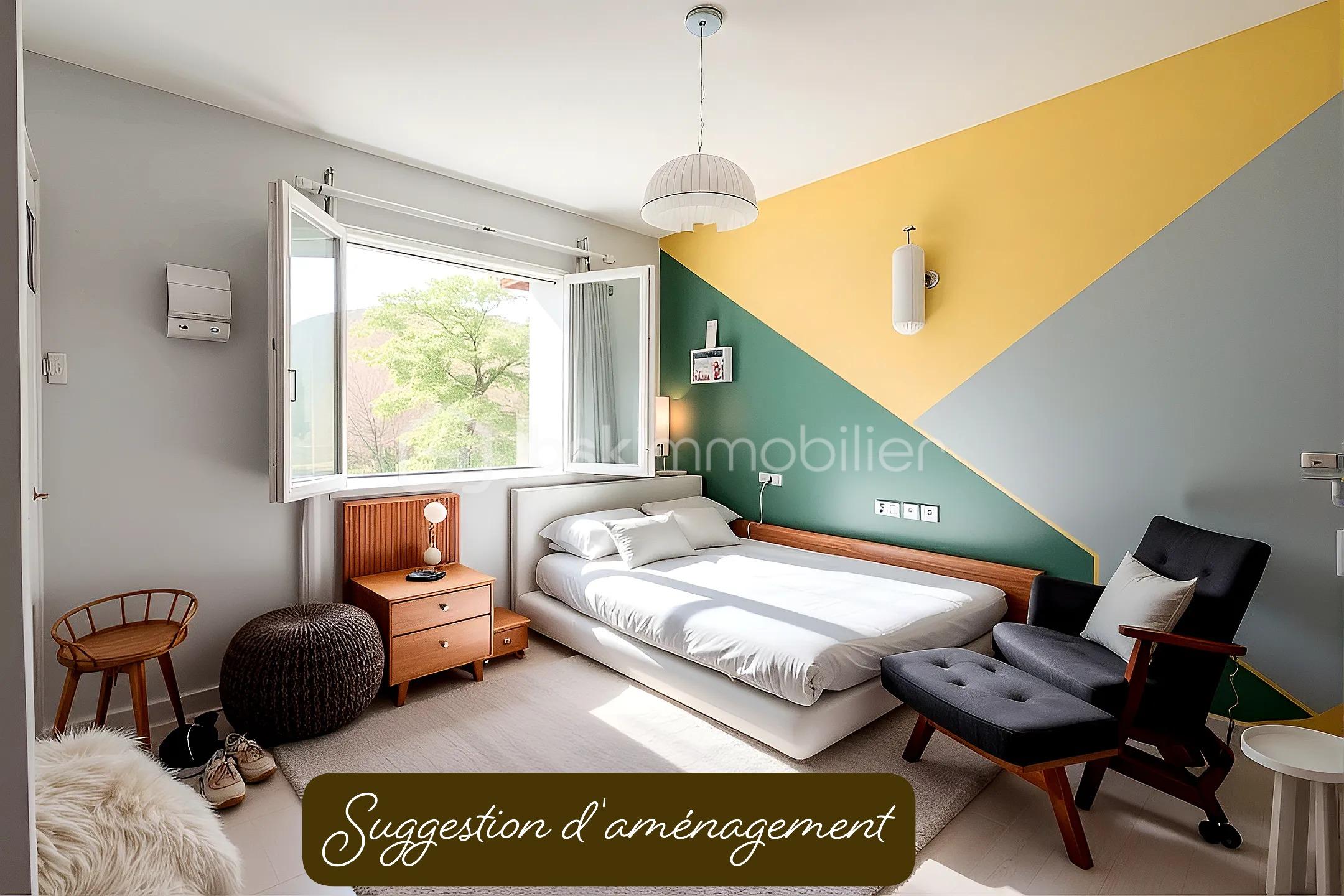 Maison contemporaine de 130,17 m² - Chambre A.JPG
