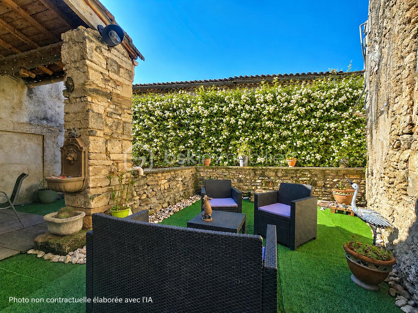 Terrasse aménagée, fleurie.png