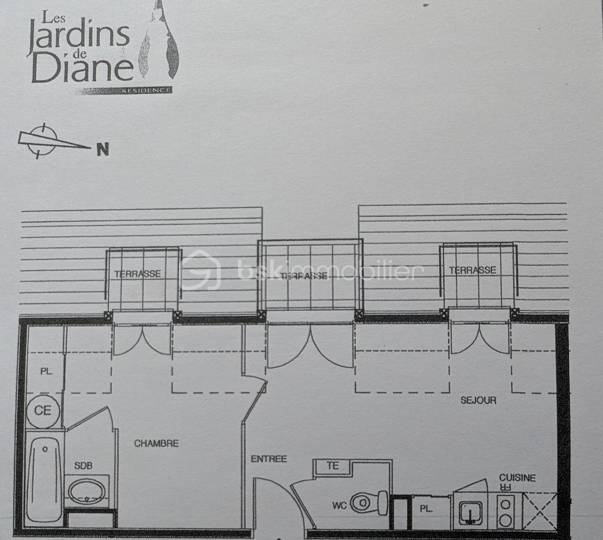 Appartement de 30 m² - Plan de l'appartement.jfif