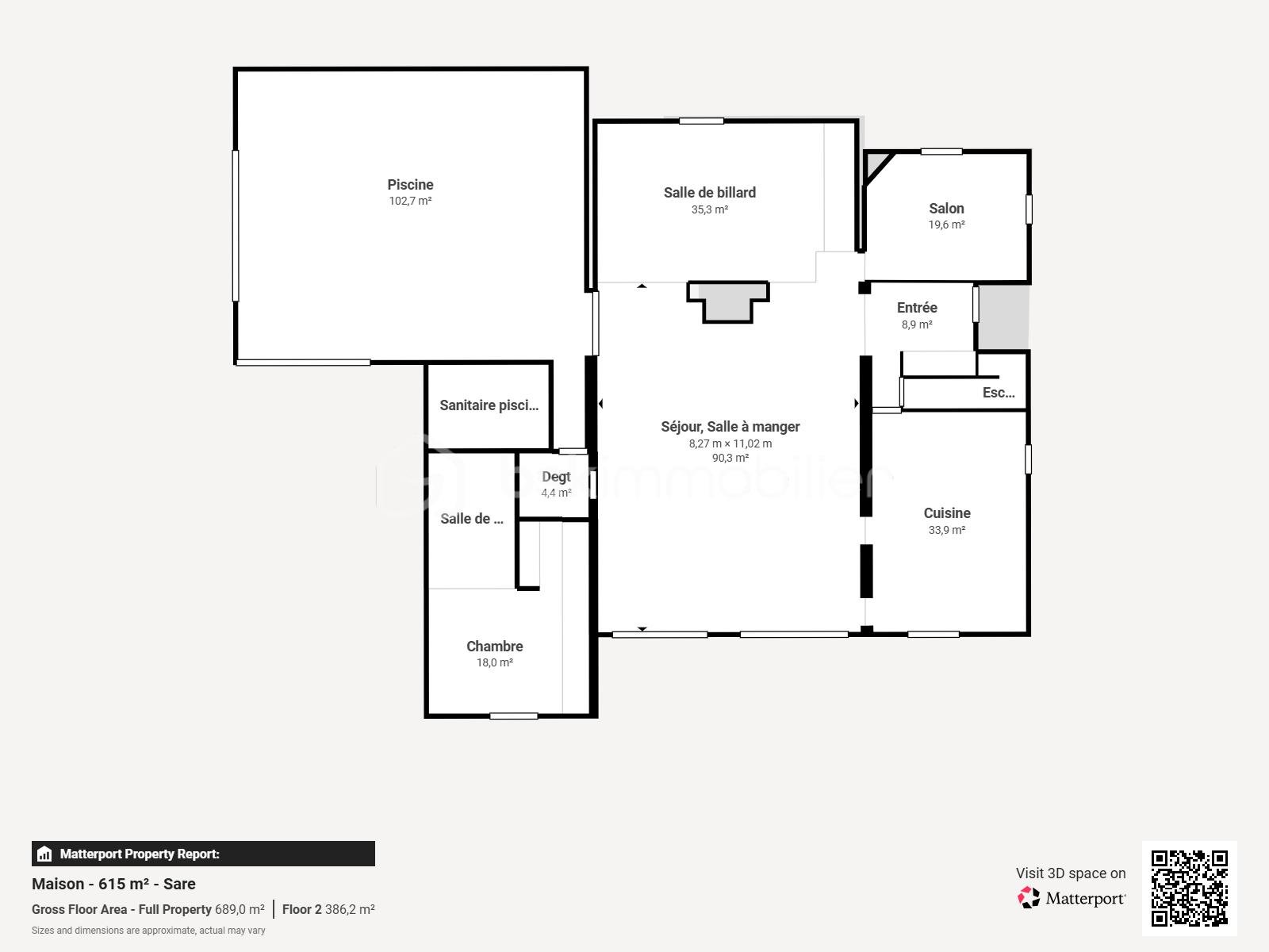 Maison de 615 m² - Maison - 615 m - Sare - Floor 2.png