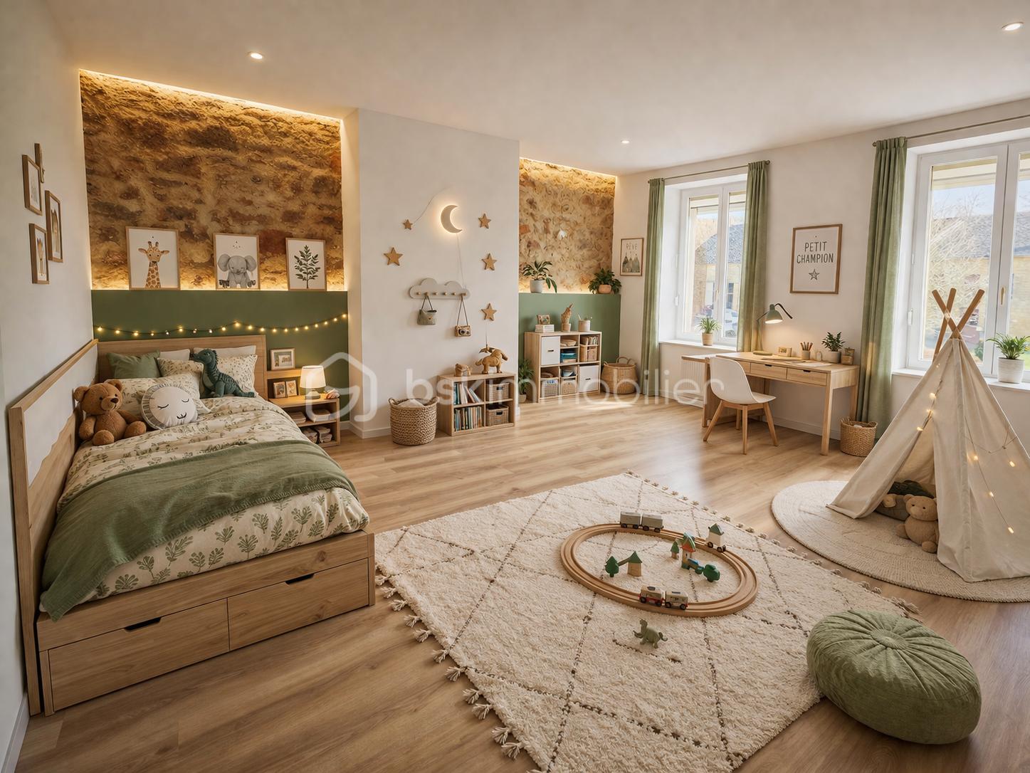 Chambre cosy pour enfant moderne.png