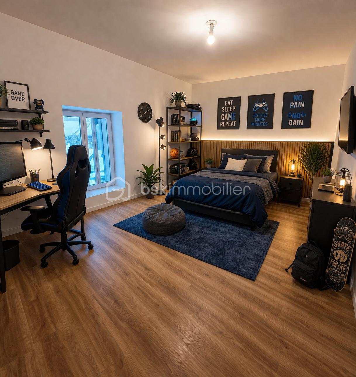 Chambre moderne et cosy de jeune adulte.png