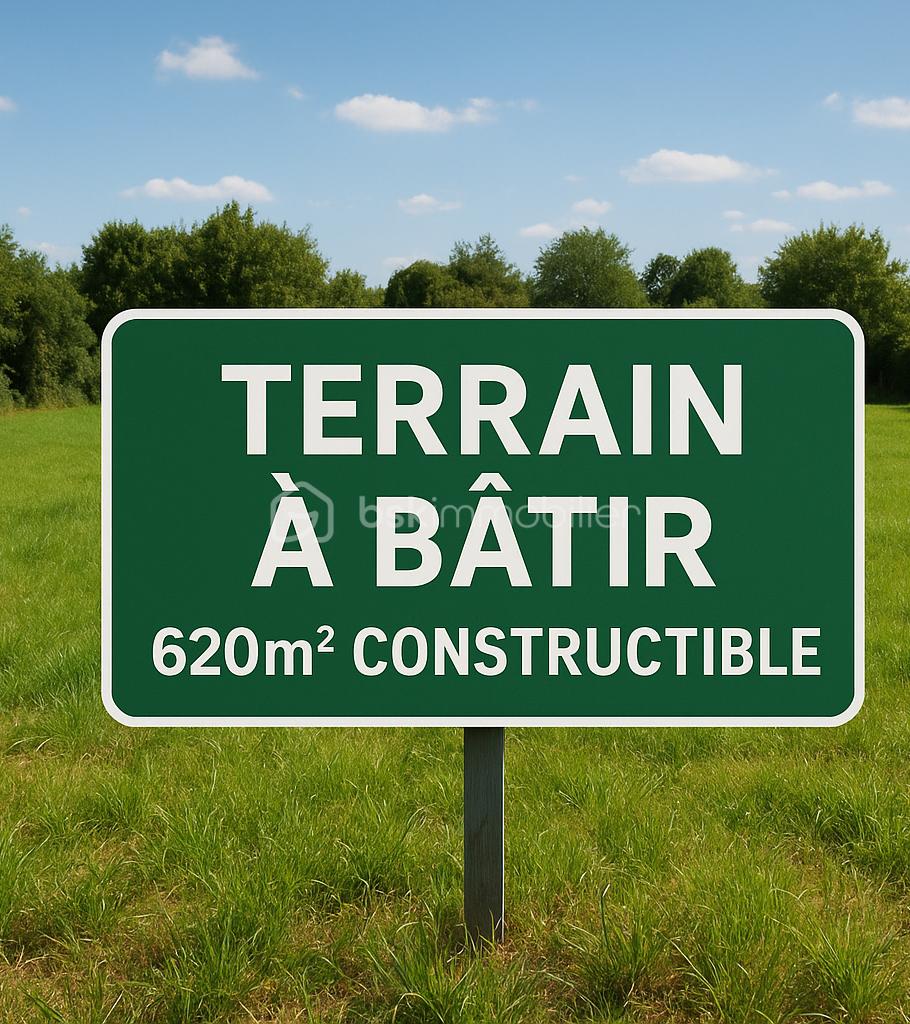Terrain de 620 m²