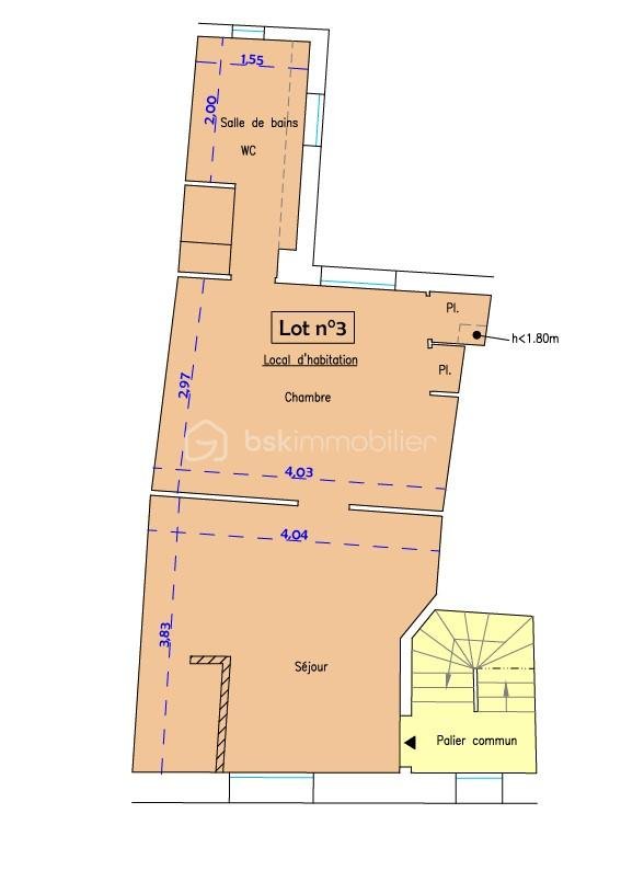 Appartement de 30 m² - plan 3 étage.jpg