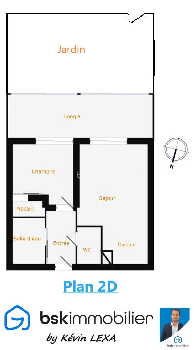 Appartement de 31 m² - Plan 2D -.png
