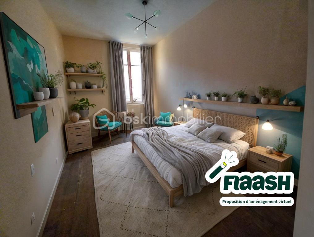 Maison de 180 m² - Maison La Frette 44 Rte de La Côte St André homestaging chambre 1.jpg