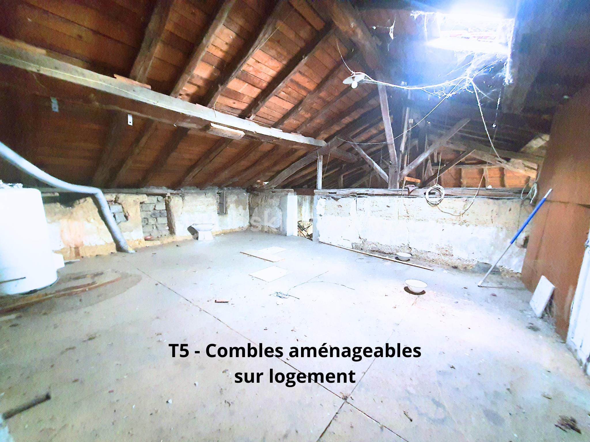 Immeuble de 270 m² - T5 - Combles aménageables sur logement.png