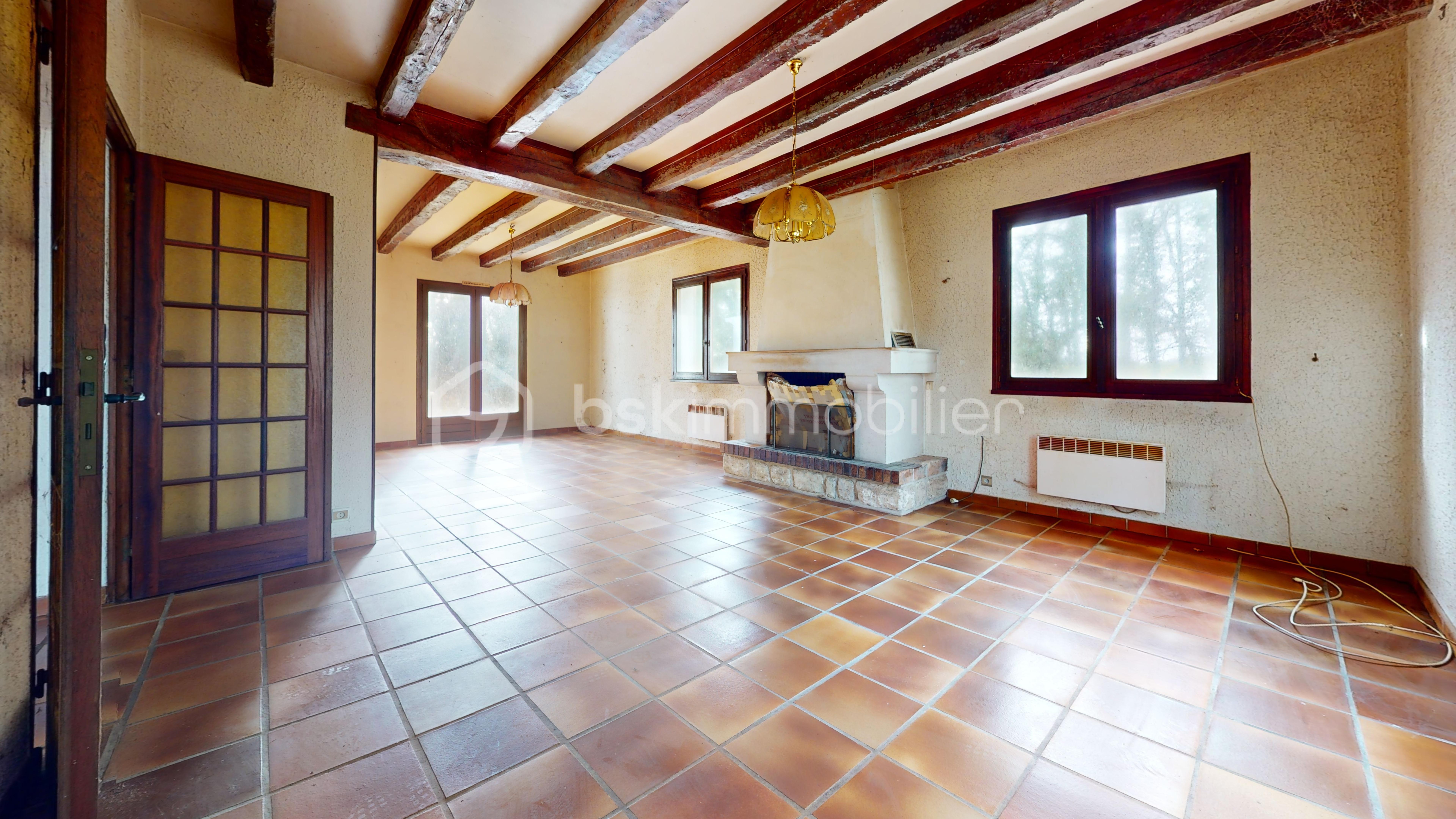 Maison traditionnelle de 144 m² - Maison-La-Butte-Itteville-Living-Room.jpg