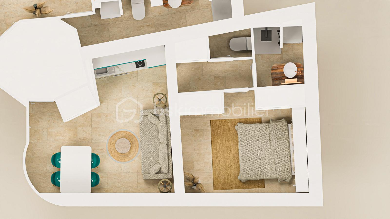 Appartement de 36 m² - R+2 Petite loge 36 m2 Vue 2.jpg