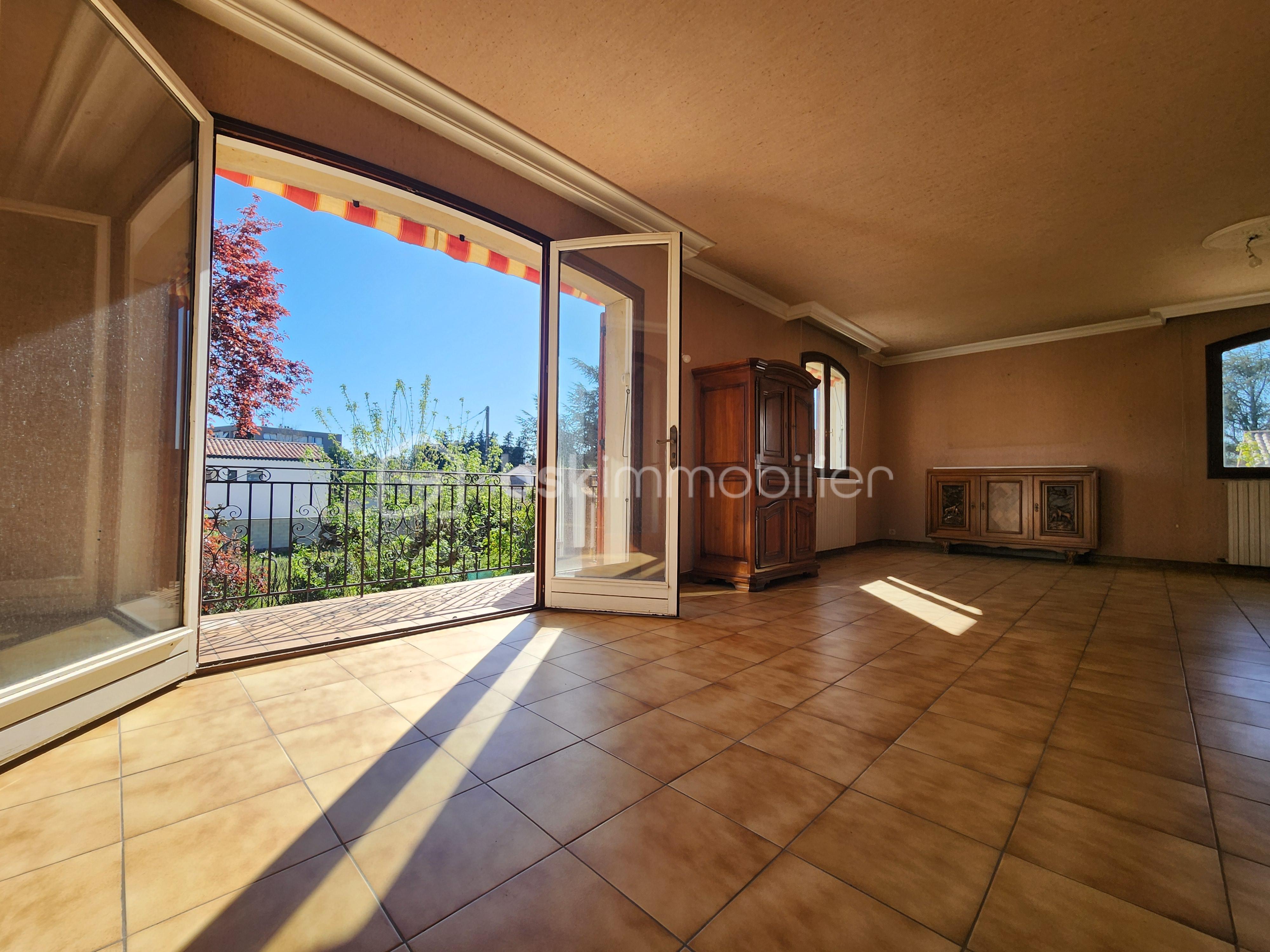 Propriete de 270 m² - Etage Séjour vue balcon vers ouest.jpg