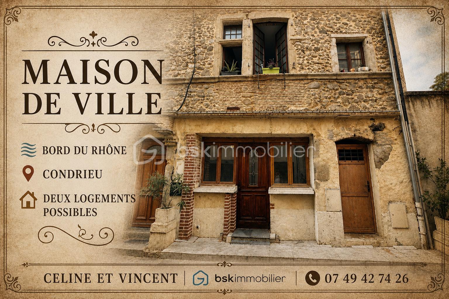 Maison 4 pièces 120 m² · à Condrieu · 120 m² · 298 000 €