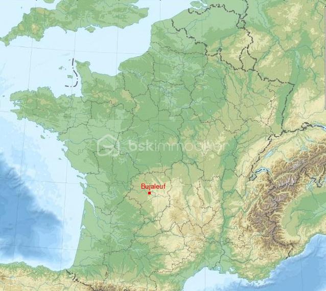 Maison de village de 135 m² - situation bujaleuf.png