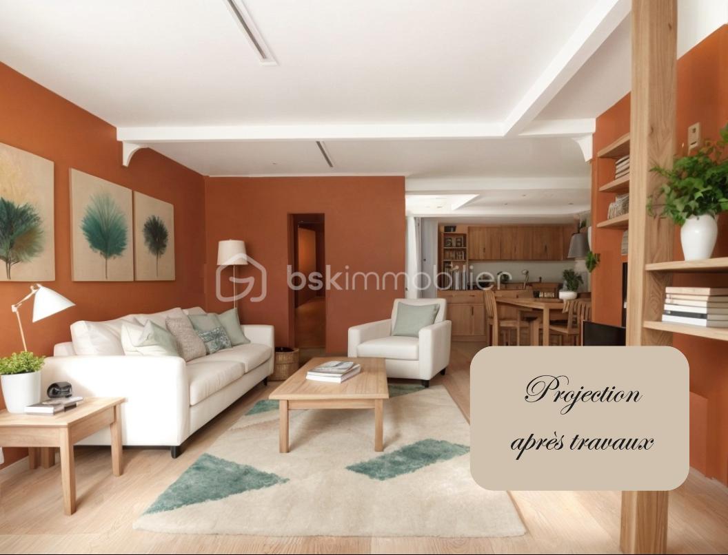 Immeuble mixte de 188 m² - Design salon Chalot après travaux.PNG