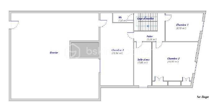 Immeuble mixte de 188 m² - plan 1er.png