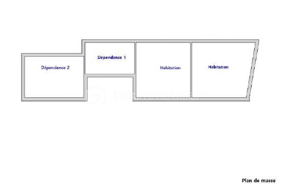 Immeuble mixte de 188 m² - plan de masse.png