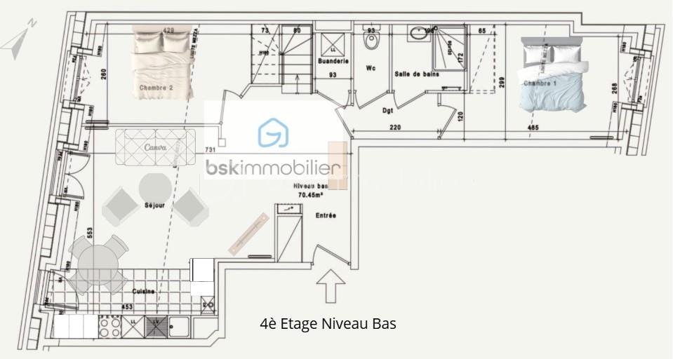 Duplex de 85,40 m² - 9a.4è Etage Niveau bas.jpg