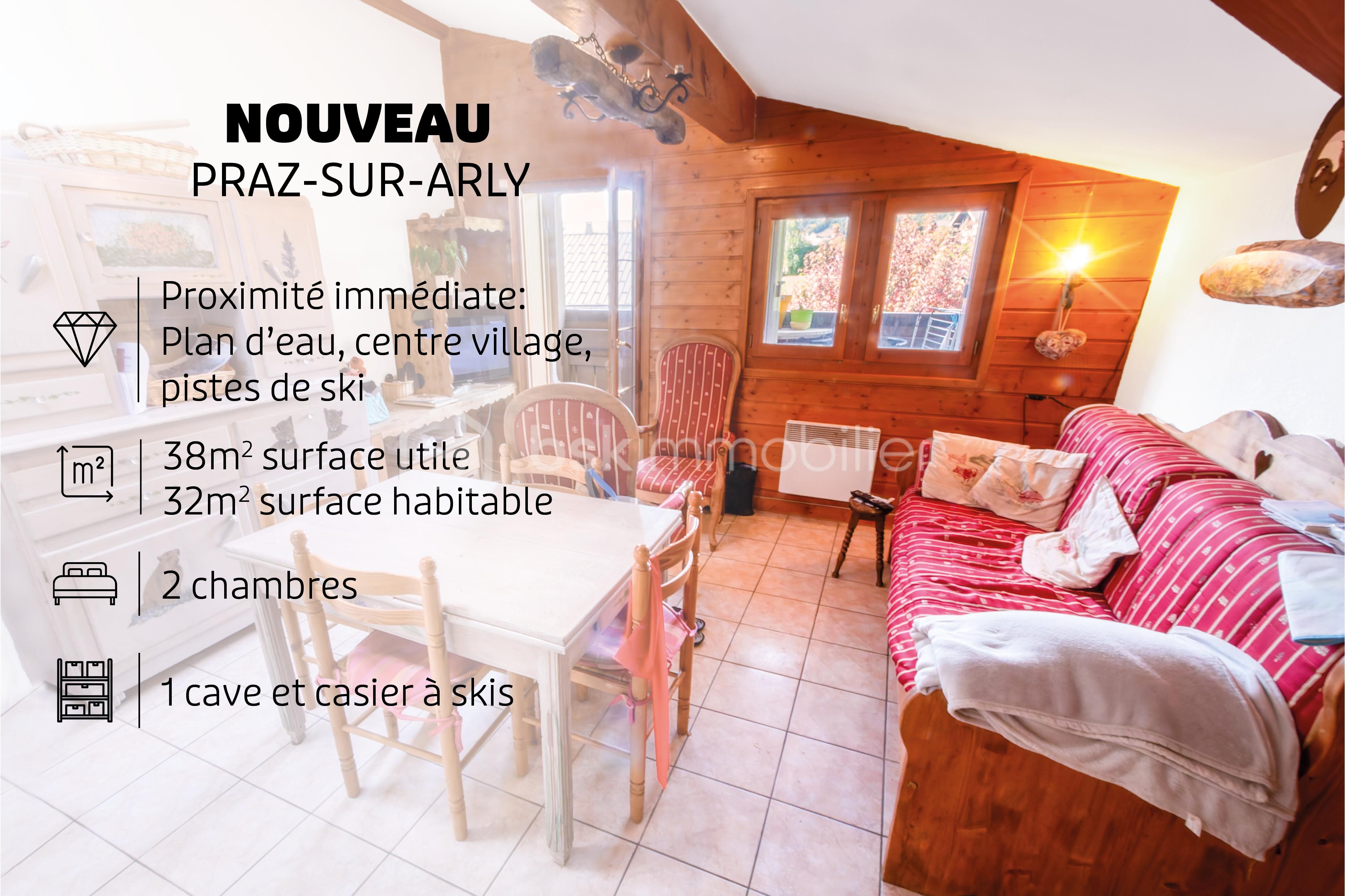 Appartement 3 pièces 32 m² · à Praz-sur-Arly · 31,8 m² · 220 000 €