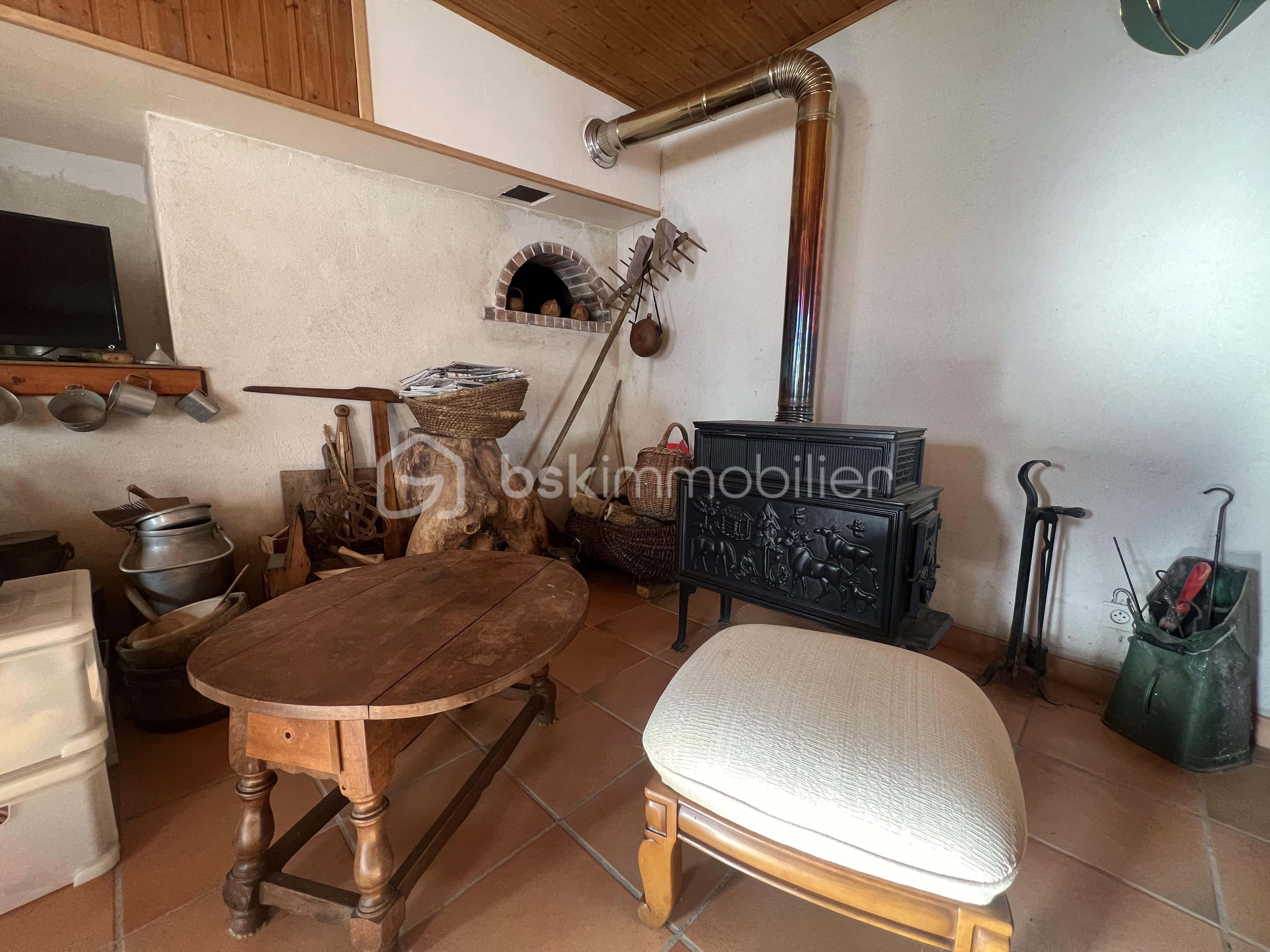 Maison ancienne de 120 m² - poêle-et-four-a-pain.JPG