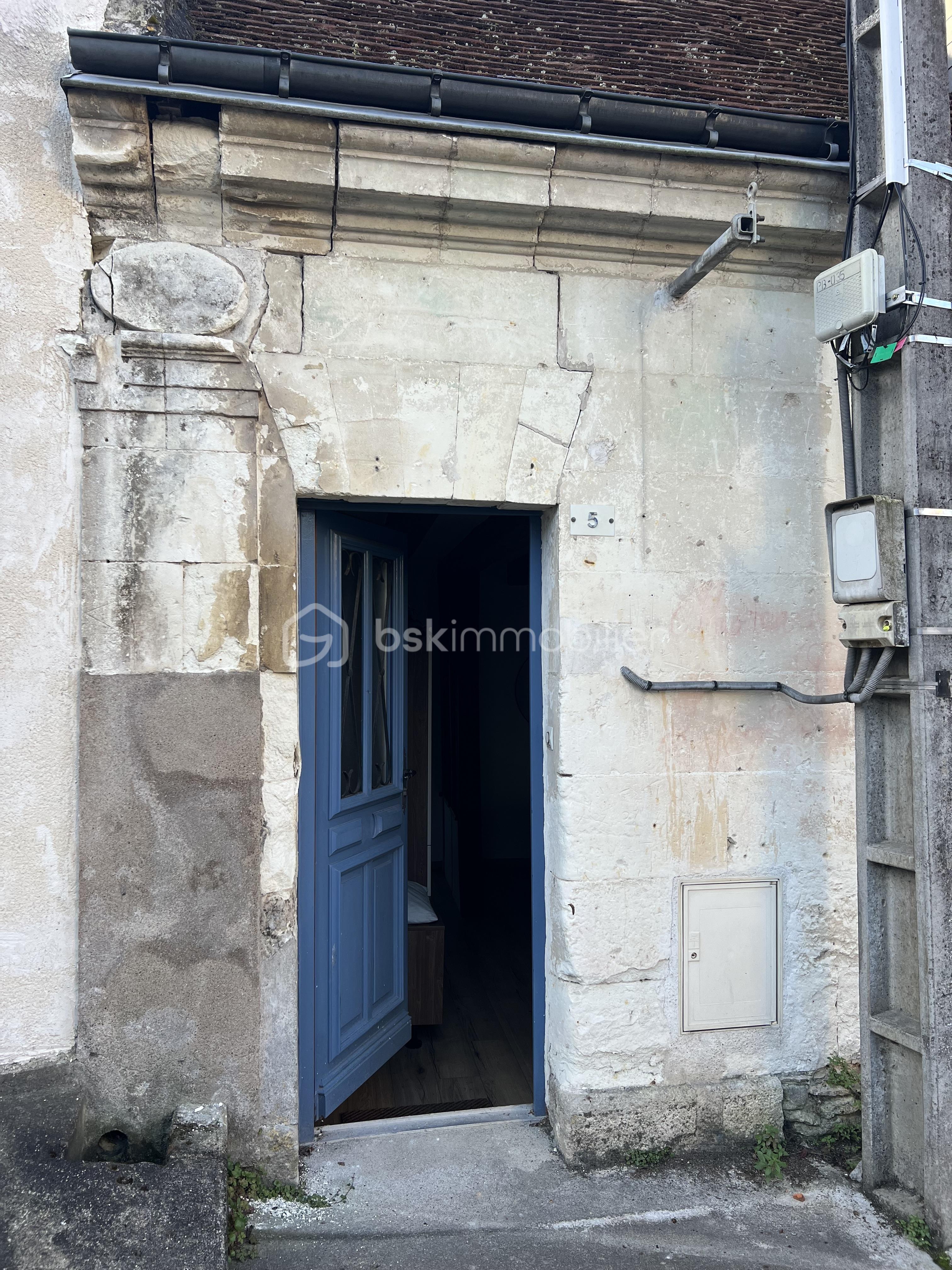 Maison ancienne de 89 m² - PORTE D ENTREE MAISON LOCHES.jpg