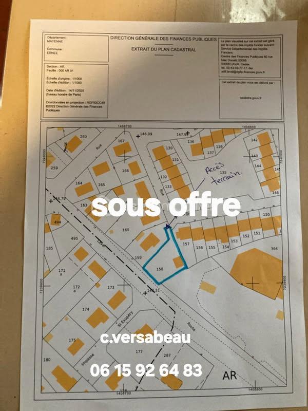 Lotissement de 680 m²